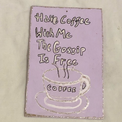 Handmade wall hanging like new