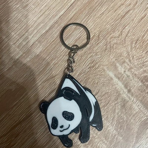 Jujutsu Kaisen Panda Keychain new, black and white