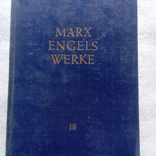 Marx Engels Werke Band 18 used, German language