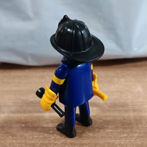 Playmobil Firefighter with Axe and Flashlight like new