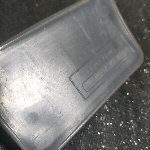 Hole punch used, gray