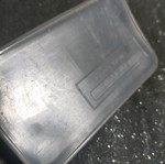 Hole punch used, gray