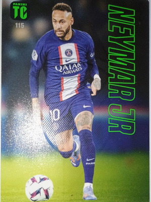 Neymar JR Panini Top Class 2023 collectible card used