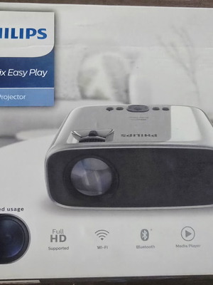 Philips NeoPix Easy Play NPX443/INT projector used with Wi-Fi and Bluetooth