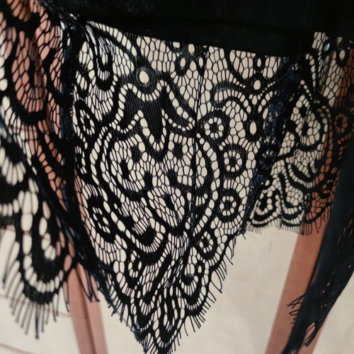 Anel black lace dress size S
