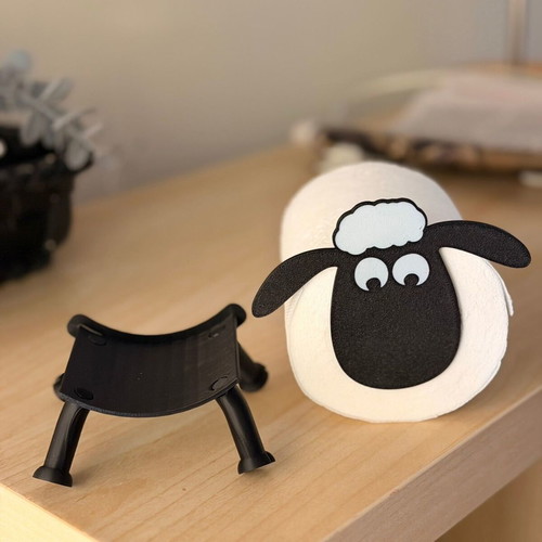 Ultimate Sheep Toilet Paper Stand 3D printed, made to order