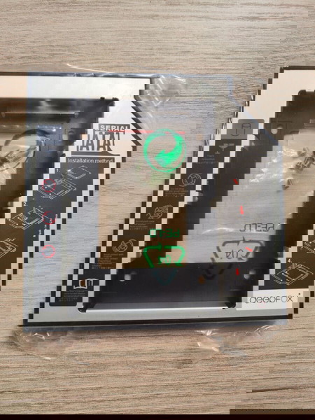 Θήκη δεύτερου σκληρού σε laptop 12,7 mm (hdd caddy)