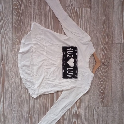 Iconic blouse size S like new, black and white