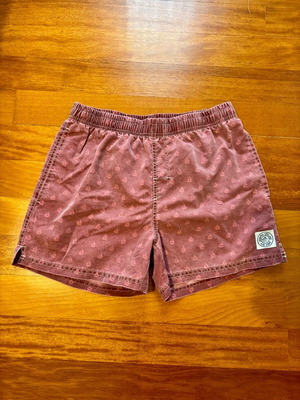 Ανδρικό μαγιό Admiral μέγεθος M σε μπορντό με micro σχέδιο και πίσω τσεπάκι σαν καινούργιο