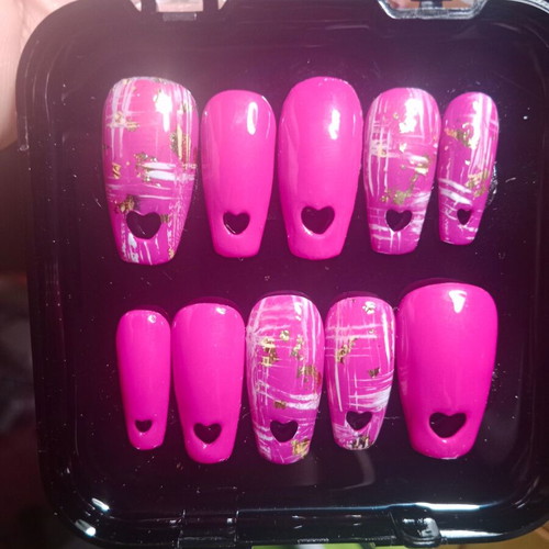 Press On Nails set of 22 handmade, new