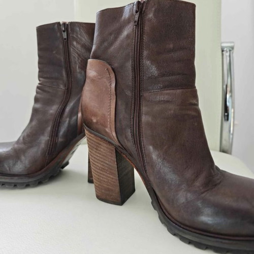 Vic leather boots, brown, size 39.5