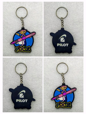 Keychain with Pixie promotional design for Pilot pen new