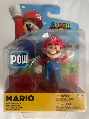 World of Nintendo Super Mario POW 4" φιγούρα συλλεκτική καινούργιο