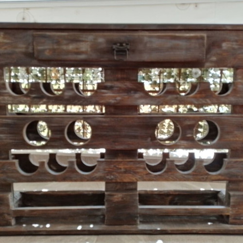 Wooden Wine Rack solid pine handmade, new, vintage style