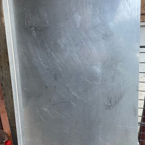 Stainless Steel Sheet 1.5 mm used, 83x49 cm