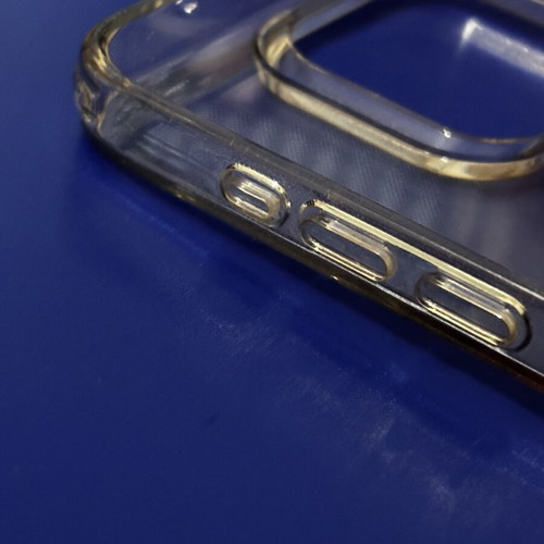 Transparent silicone case for iPhone 15 Pro Max