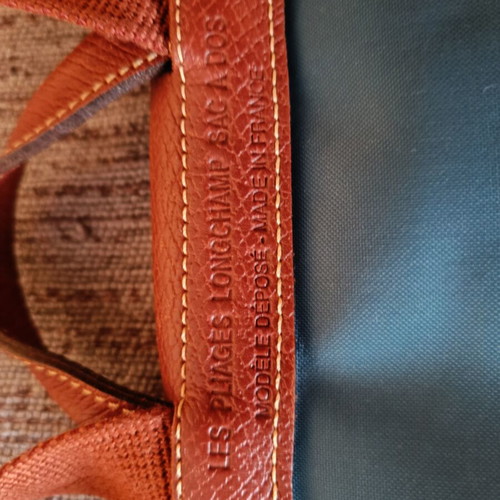 Longchamp Les Pliages Backpack like new, blue, waterproof material