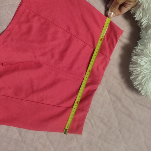Bershka shorts used, coral, size S