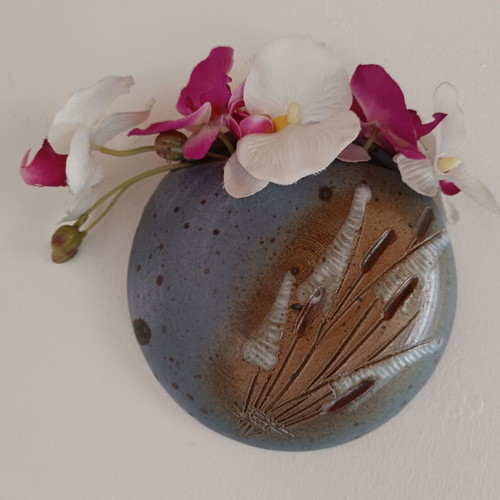 Handmade wall vase from France like new