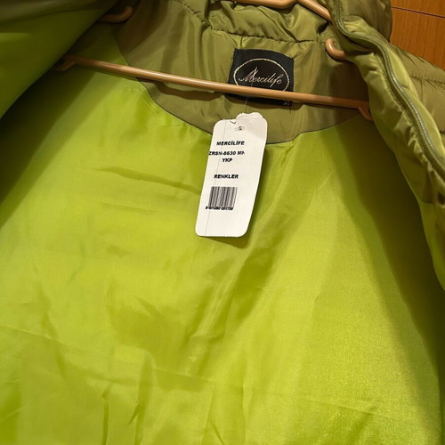 Long vest new with tag green size S