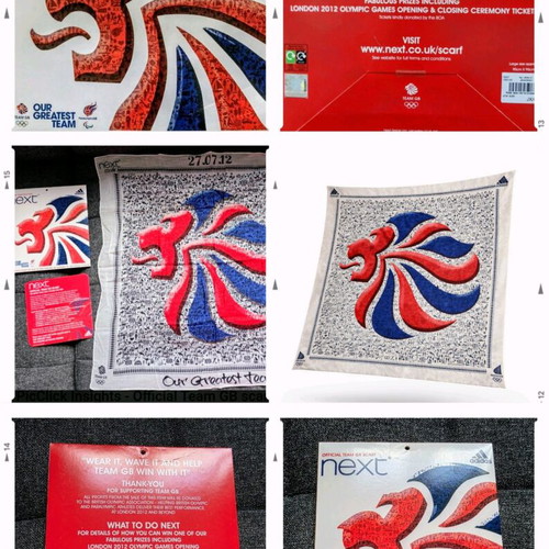 Team GB Scarf official, new, London 2012 Olympic Games Adidas