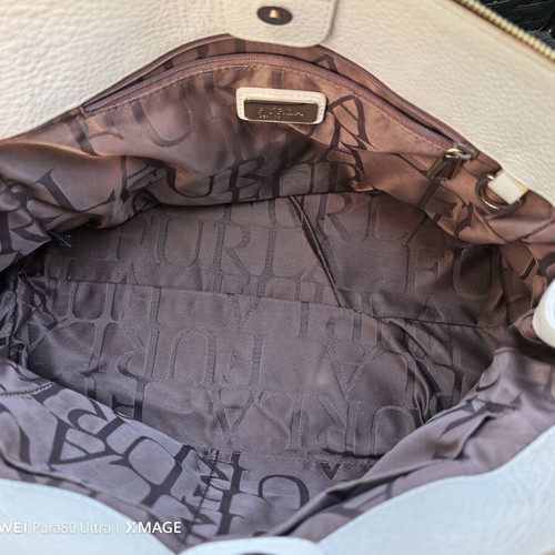 Furla vintage handbag with python effect