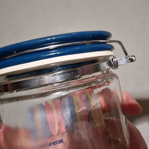 Jar with lid used