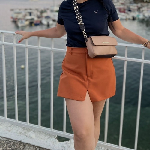 Skort Primark used, size L 40 12, brown and red