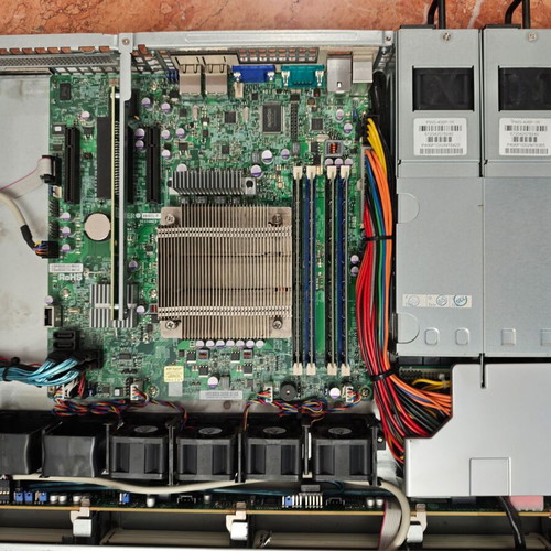 Supermicro 5017C-MTRF server used, 16GB ECC RAM, Xeon E3-1270, no hard drive