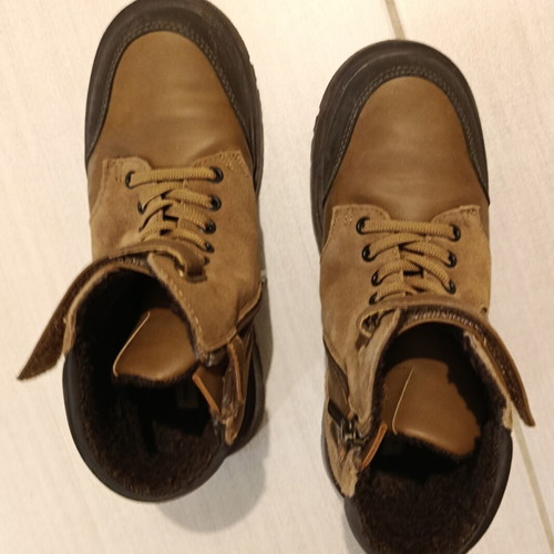 Majoral boys' boots size 36 like new, brown leather