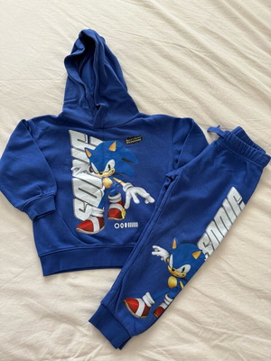 Sonic σετ φόρμας μέγεθος 3-4, σαν καινούργιο, μπλε