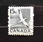Γραμματόσημο Canada 1954 15c Wildlife Gannet σαν καινούργιο