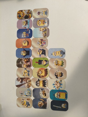 Minions collectible caps like new