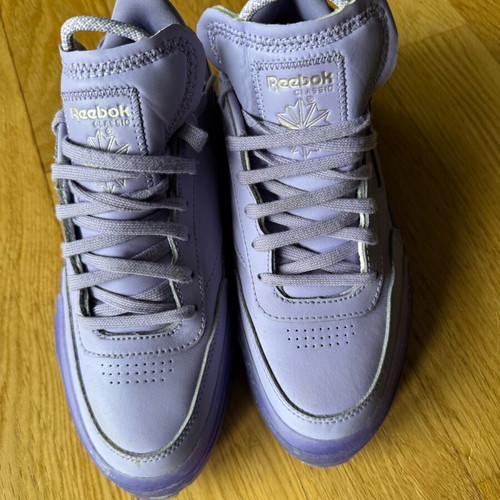 Reebok Sport X Cardi B Club C sneakers like new, size 38.5, purple