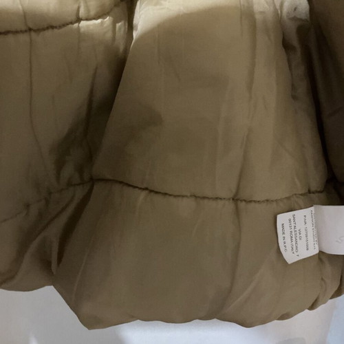 Men's 3/4 jacket with natural fur hood, like new, size M