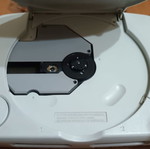 PSone slim console with third-party memory card and controller