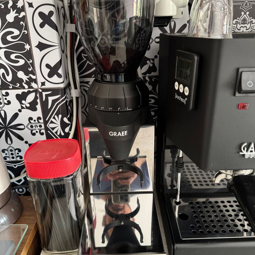 Graef CM 850 electric coffee grinder used, 128W, 350g capacity, 40 grind levels