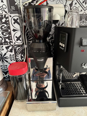Graef CM 850 electric coffee grinder used, 128W, 350g capacity, 40 grind levels