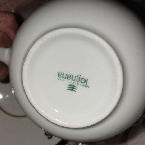 Juventus large cup with saucer like new, authentic