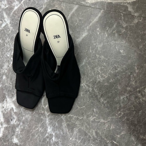 Zara mule black used size 37