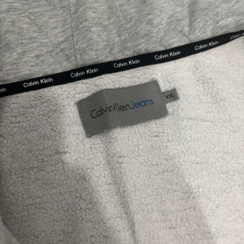 Calvin Klein Jacket like new, size XXL fits like XL, grey and white