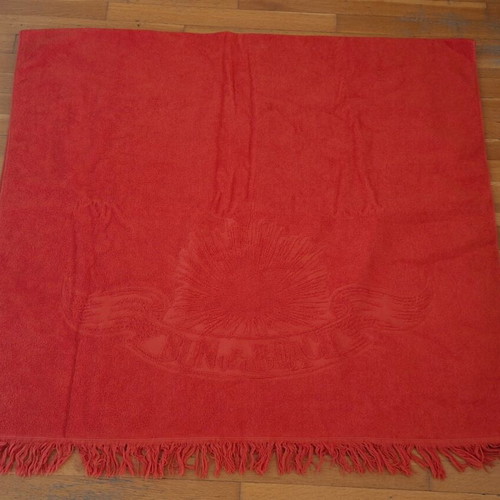 Sun of a Beach beach towel large, new, cotton, red