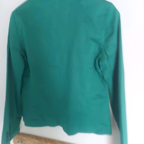 Women's green jacket used, size small, short fit