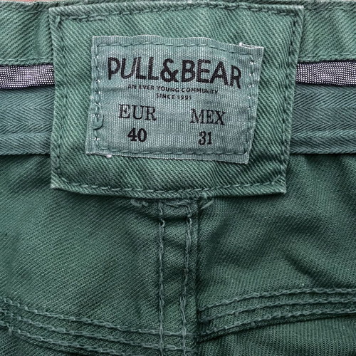 Pull & Bear Jean Pant used, green, very good condition