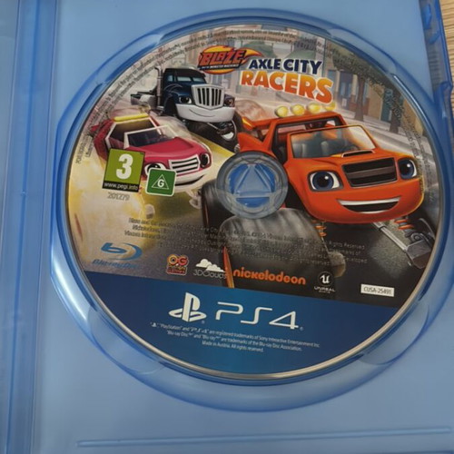 Axle City Racers PS4 game like new, rare