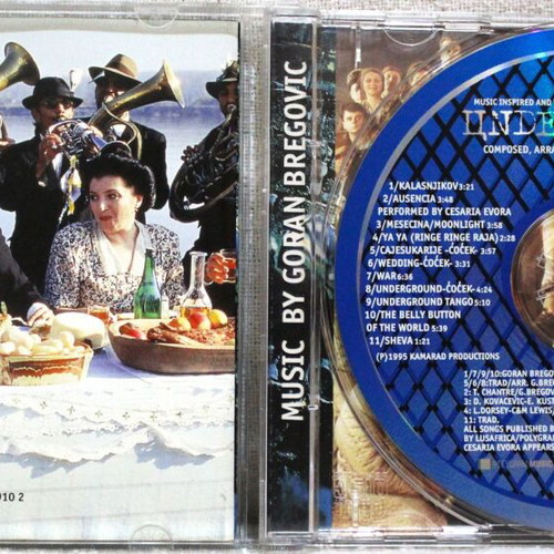 Goran Bregovic Music Inspired And Taken From Underground CD like new, album