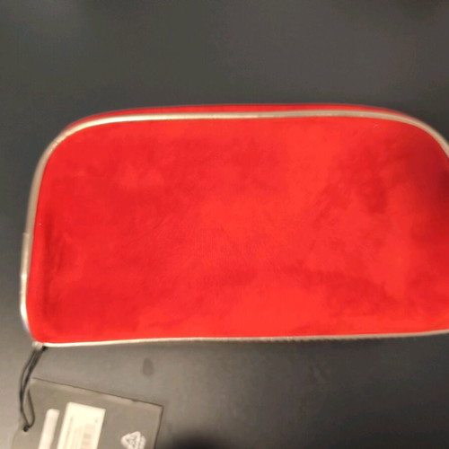 Juicy Couture velvet red makeup bag new