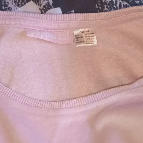 Velour pajama for girls Pepperts! like new, size 146-152, 10-12 years, pink