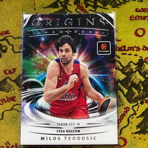 Panini Origins Euroleague Basketball 2025-26 Milos Teodosic Base Card #88