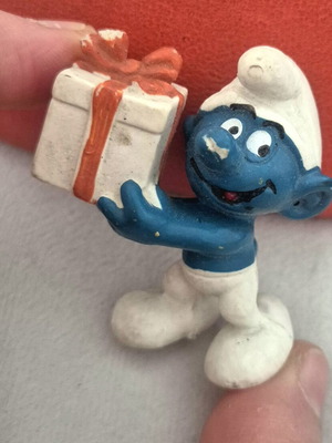 Smurf Hahanoulis figure used, Peyo Schleich 1980